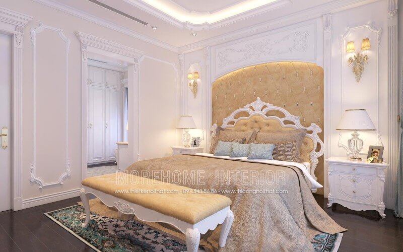Giường ngủ biệt thự Giường ngủ biệt thự