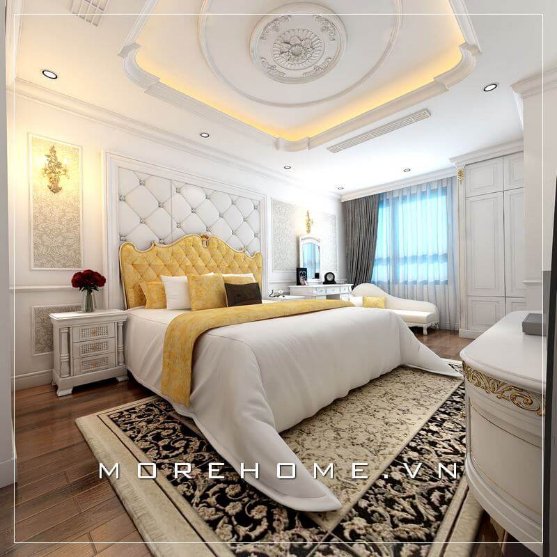 Giường ngủ biệt thự Giường ngủ biệt thự
