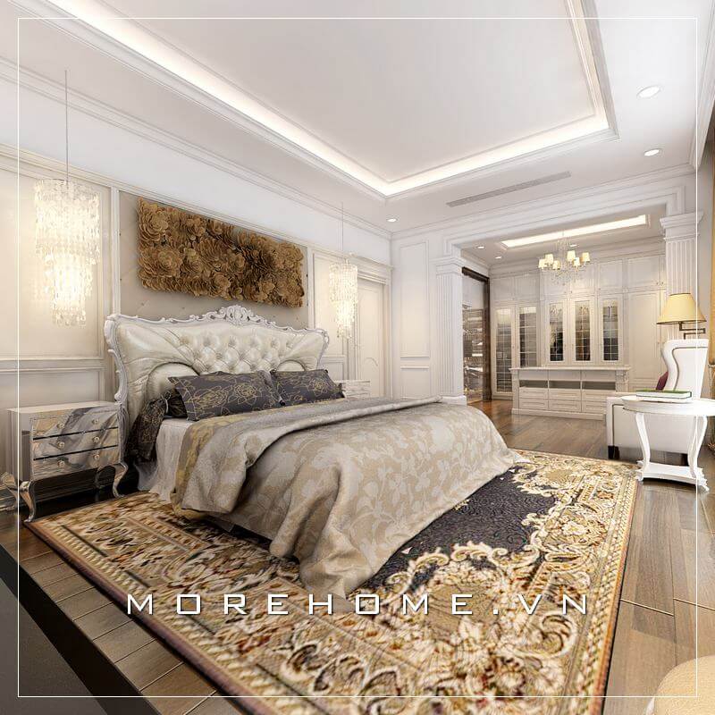 Giường ngủ biệt thự Giường ngủ biệt thự