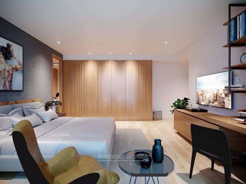 Tạo cảm giác thư giãn và dễ chịu hơn với mẫu sofa phòng ngủ cao cấp Mẫu nội thất chung cư hiện đại