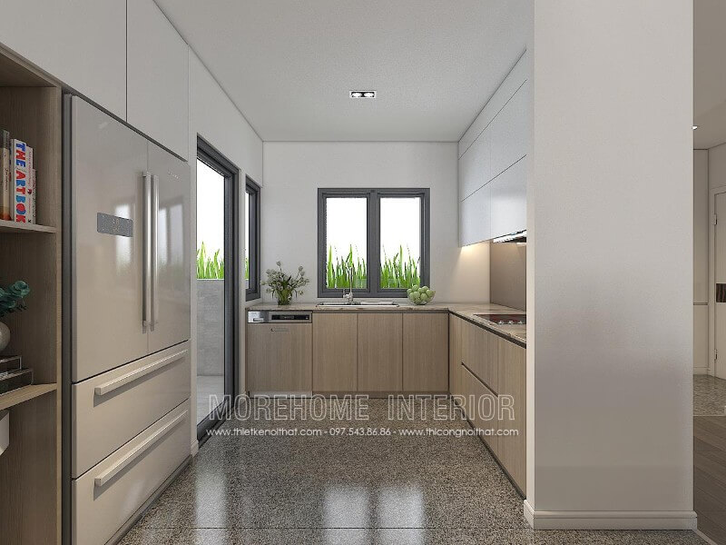 Tủ bếp gỗ công nghiệp với kiểu dáng hiện đại hiện nay đang là xu thế chiếm lĩnh thị trường tủ bếp Thiết kế và sản xuất tủ bếp đẹp