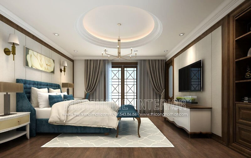 Giường ngủ biệt thự Giường ngủ biệt thự