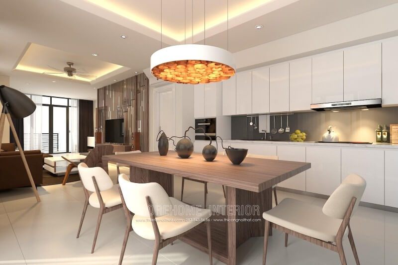 Gợi ý mẫu tủ bếp gỗ đẹp cho chung cư tại TP.HCM