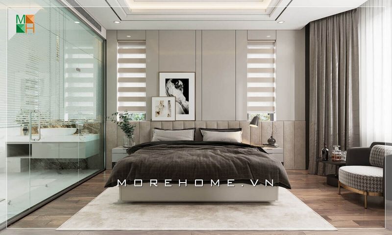 Chiêm ngưỡng mẫu thiết kế nội thất không gian phòng ngủ hiện đại, sang trọng cho chung cư, nhà phố, biệt thự.