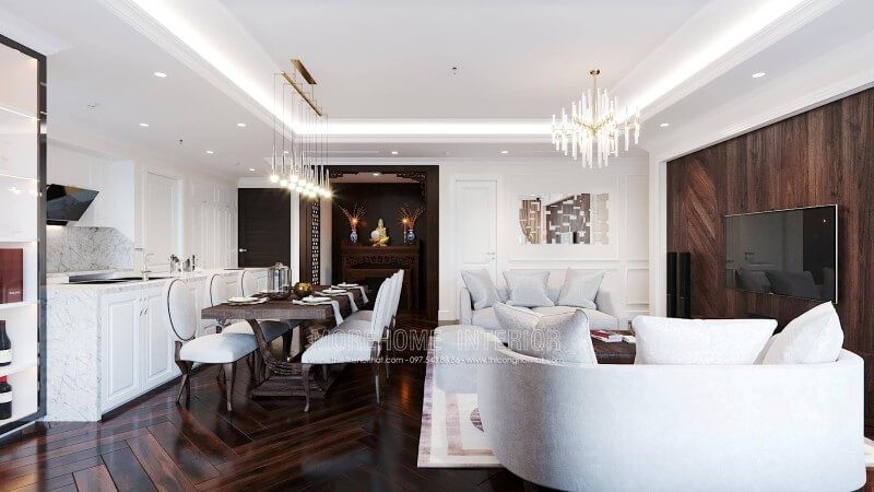 Tổng hợp +18 mẫu phòng ăn độc đáo trong thiết kế nội thất chung cư ở tp. Hồ Chí Minh