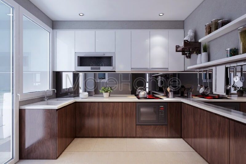 Đá ốp bếp nhân tạo solid surface mang đến một không gian nhà bếp đầy độc đáo và mới lạ