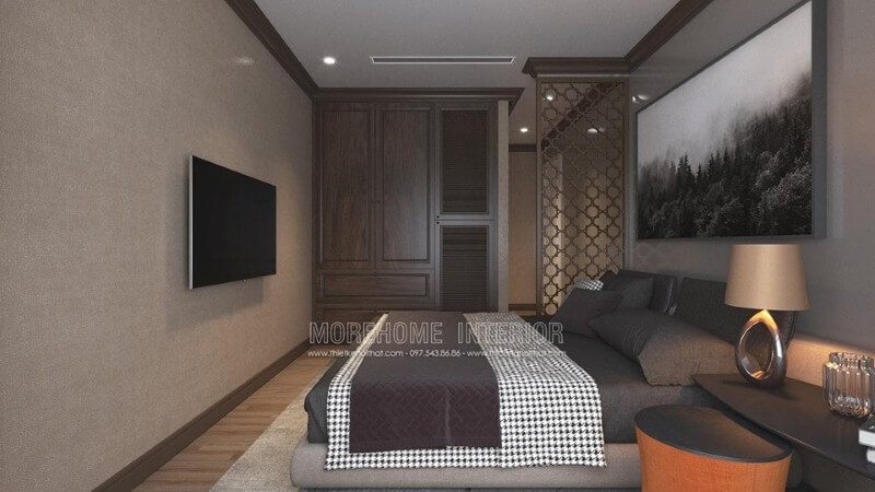 Trang trí nội thất phòng khách với giấy dán tường đẹp